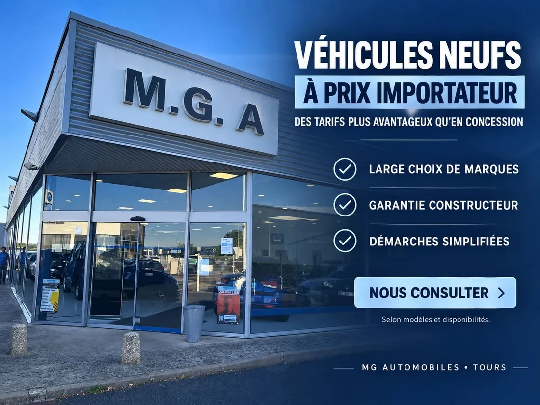 MG Automobiles — véhicules neufs à prix importateur, mandataire multimarques